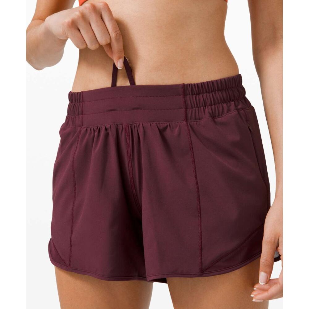 lululemon athletica Women's Maroon Athletic Shorts